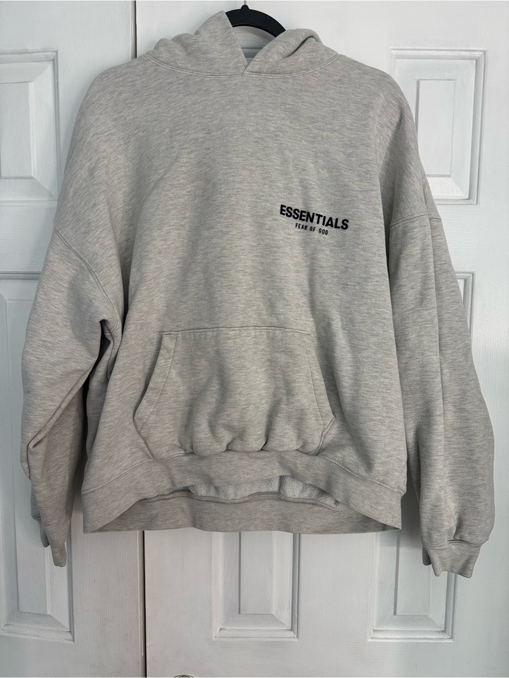ESSENTIALS Men’s Light Oatmeal Hoodie